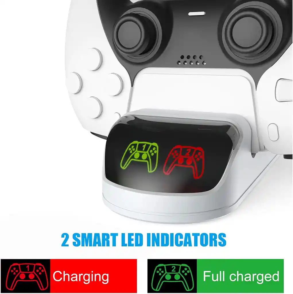 Base Cargador Doble Para Control Play 5