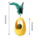 Juguete Interactivo Con Pluma Y Catnip Hierba Para Gatos