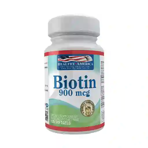 Biotin 900mcg X120 Softgels Healthy America