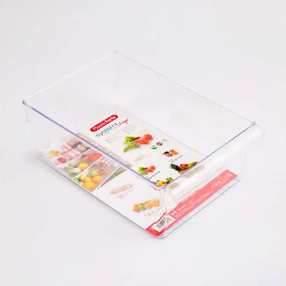 Organizador Plasticforte 23x15x37cm Translucido Plastico