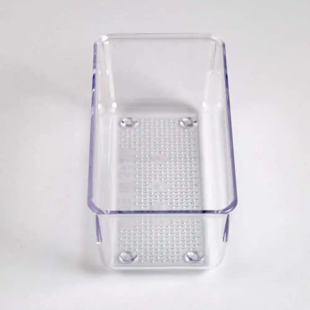 Organizador Plasticforte 7x5x15cm Translucido Plastico