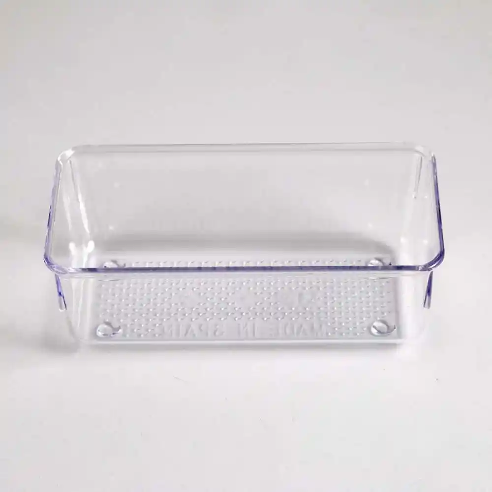 Organizador Plasticforte 7x5x15cm Translucido Plastico