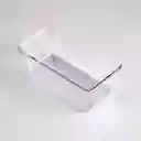 Organizador Plasticforte 7x5x15cm Translucido Plastico