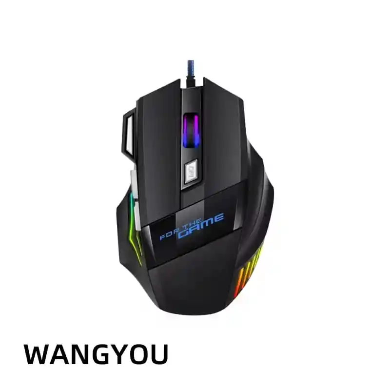 Mouse Gamer X7 Usb 7 Botones Optico Luz Led Multicolor