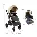 Bebesit Coche Travel System Cosmos Beige