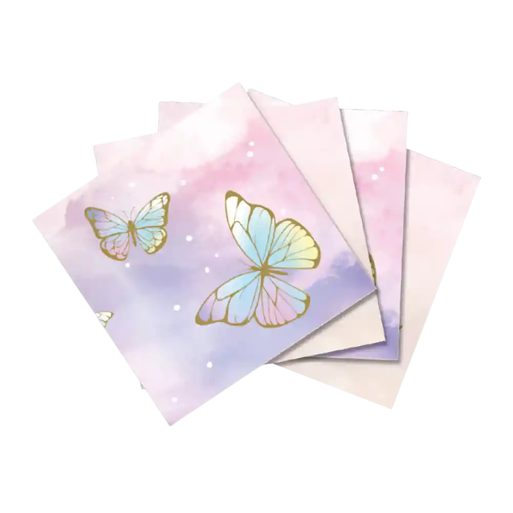 Servilletas De Lujo Mariposas Encantadas