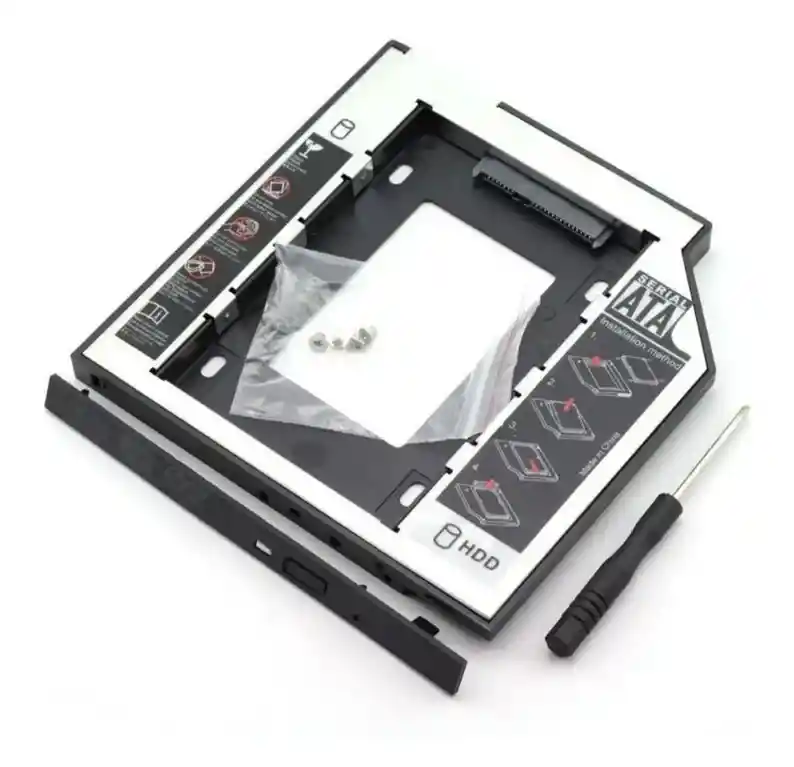 Caddy Hdd Disco Duro Mac O Portatil Sata 9.5m + Atornillado