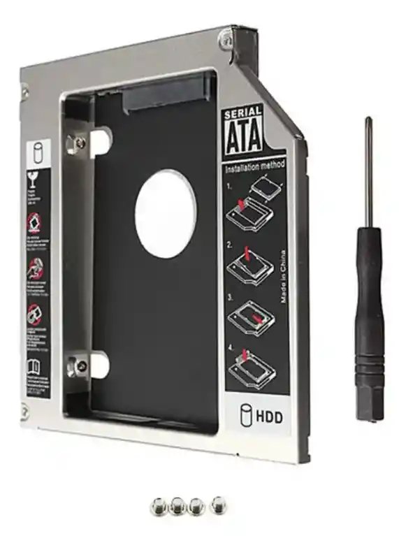 Adaptador Para Disco Duro Sata Caddy Hdd 12.7mm Disco Solido