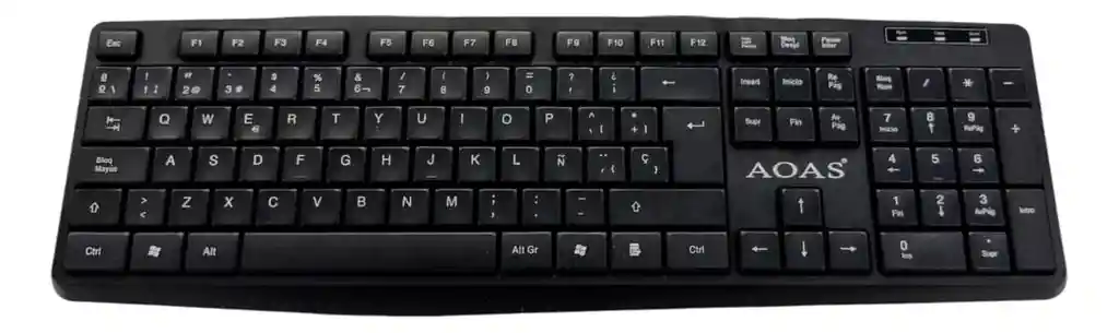 Teclado Alámbrico Con Cable Usb Para Pc, Teclas Silenciosa