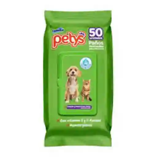 Pañitos Humedos X 50 Uni Petys