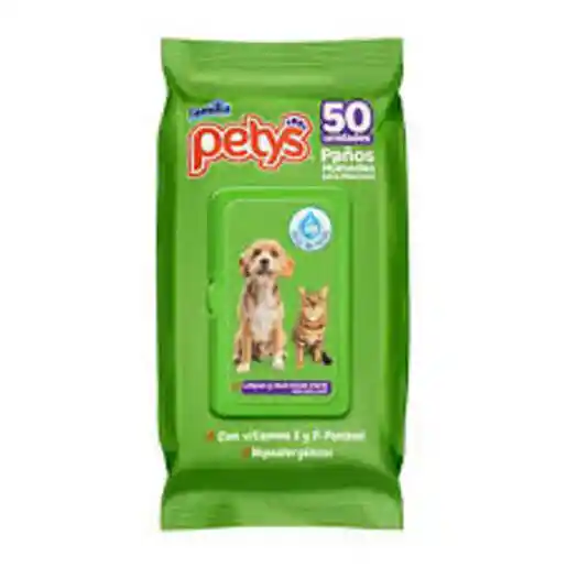 Pañitos Humedos X 50 Uni Petys