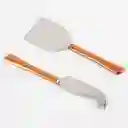 Accesorios Queso Concepts Plateado 4 Pz Acero Inoxidable