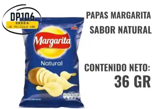 Papas Margarita Natural X 36 Gr. Paquete Personal Pasabocas