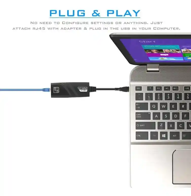 Conversor Usb 3.0 A Rj45 Lan Base 1000