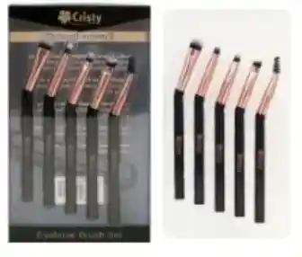 Cristy Kit De Brochas Peine Pequeño De Maquillaje X5