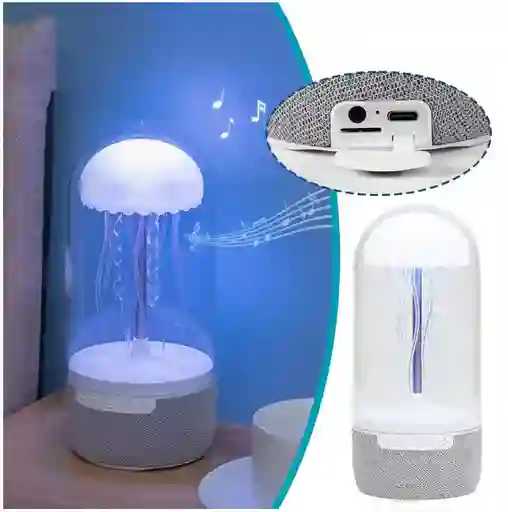 Lámpara Led De Medusa Con Bluetooth