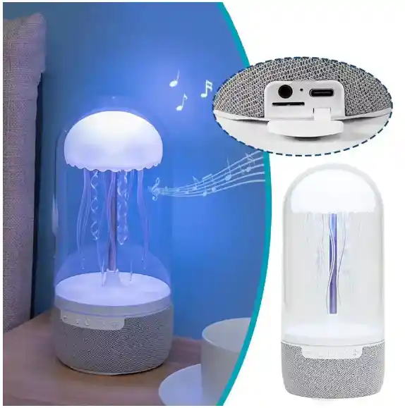 Lámpara Led De Medusa Con Bluetooth