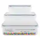 Recipiente Expressions Rectangular Cm X 3 Pzs