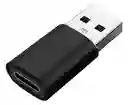 Adaptador Convertidor Tipo C Hembra A Usb Macho Otg