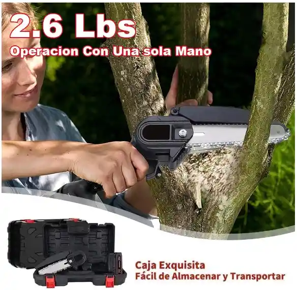 Mini Motosierra Inalámbrica Portátil
