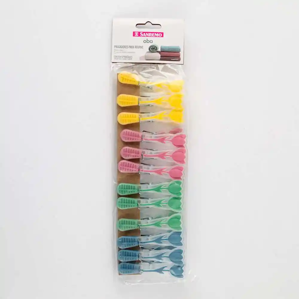 Pinza Ropa Sanremo Plastico