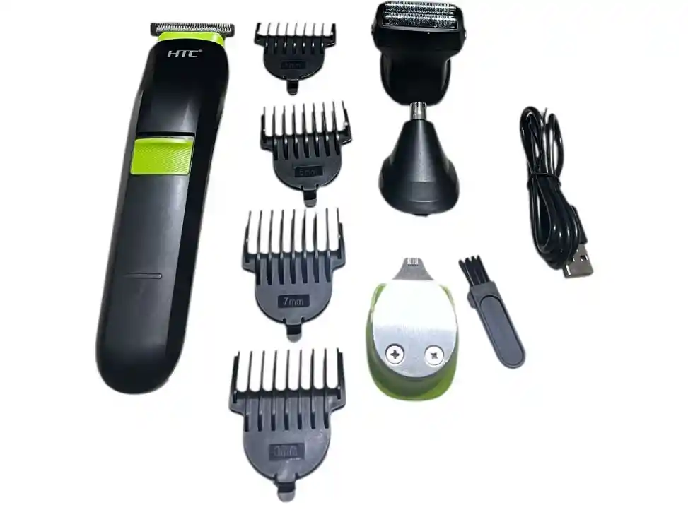 Maquina Barbera Afeitar Patillera Htc 1326 Accesorios