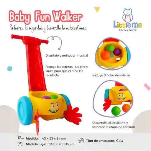 Juguete Bebé Andador Baby Fun Walker Bebesit