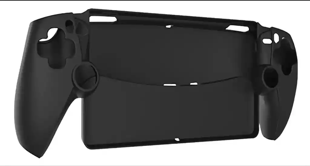 Funda De Silicona Ps5 Portal Con Vidrio Y Grips
