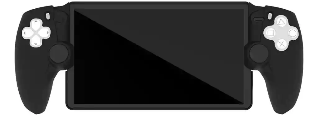 Funda De Silicona Ps5 Portal Con Vidrio Y Grips