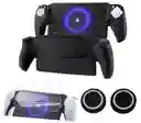 Funda De Silicona Ps5 Portal Con Vidrio Y Grips