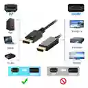 Cable Displayport A Hdmi 2k/4k De 3m