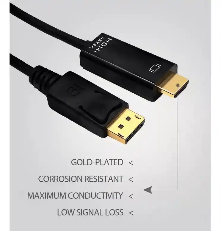 Cable Displayport A Hdmi 2k/4k De 3m