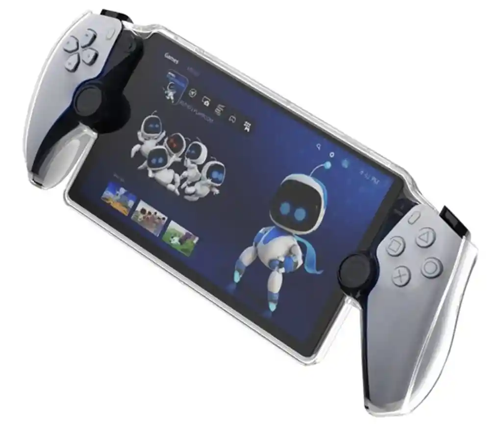 Carcasa En Acrilico Para Ps5 Portal Con Vidrio De Pantalla Antichoque