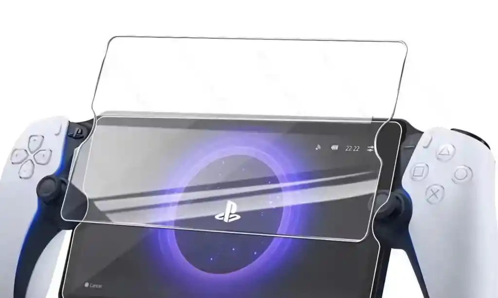 Carcasa En Acrilico Para Ps5 Portal Con Vidrio De Pantalla Antichoque