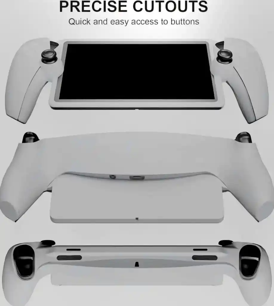 Funda Protector De Silicona Para Ps5 Portal Con Vidrio Y Grips