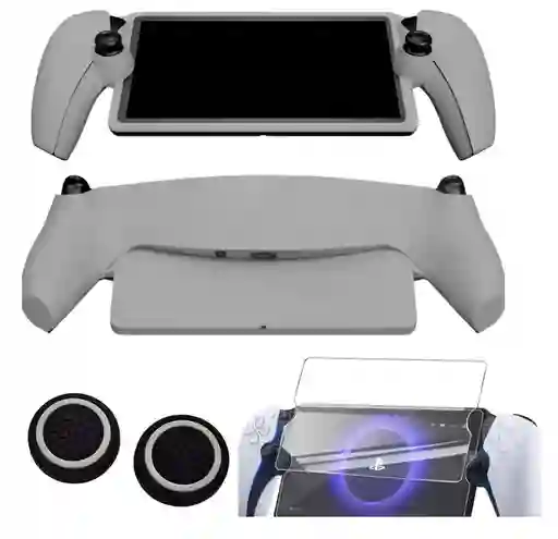 Funda Protector De Silicona Para Ps5 Portal Con Vidrio Y Grips