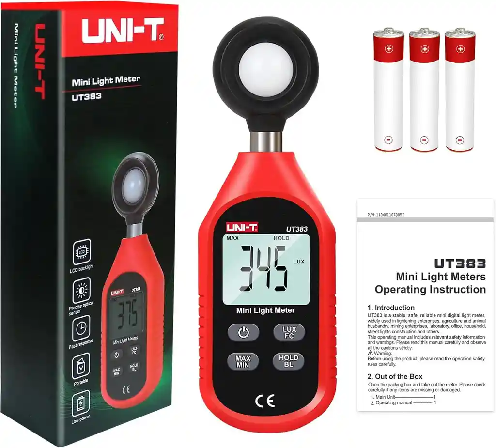 Mini Luxómetro Medidor De Luz Intensidad