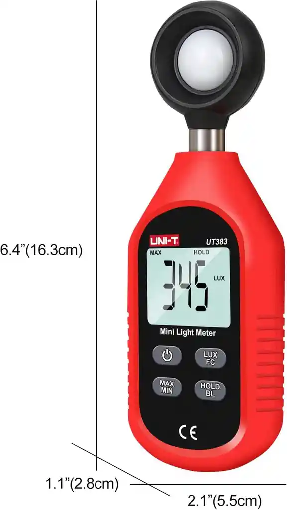 Mini Luxómetro Medidor De Luz Intensidad