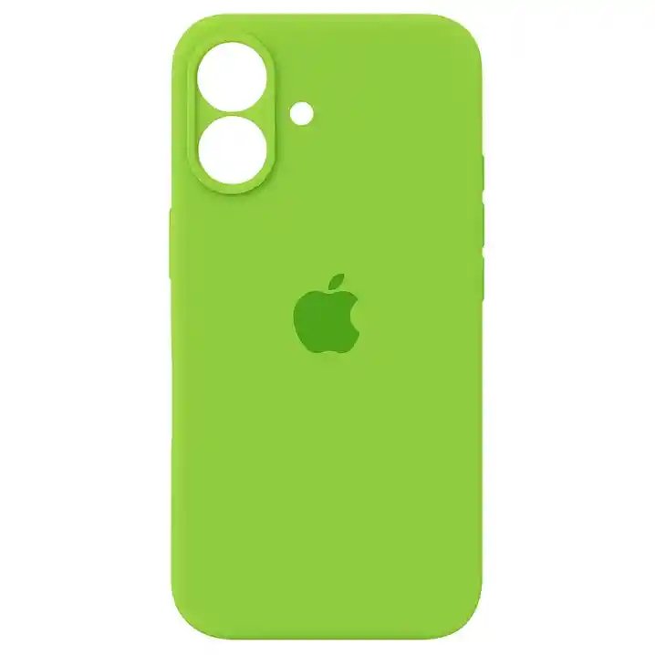 Silicon Case Iphone 16 Plus Verde Limon