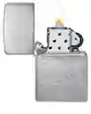 Encendedor Zippo Original Cromo Cepillado Cod200 A Prueba De Viento