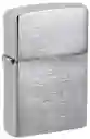 Encendedor Zippo Original Cromo Cepillado Cod200 A Prueba De Viento