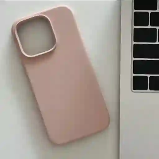 Estuche Silicona Iphone 16 Pro Max Palo Rosa
