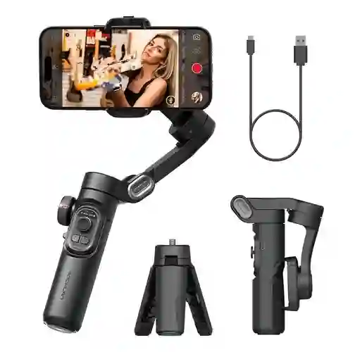 Estabilizador Aochuan Phone Gimbal Stabilizer 3-axis Smartphone Foldable G
