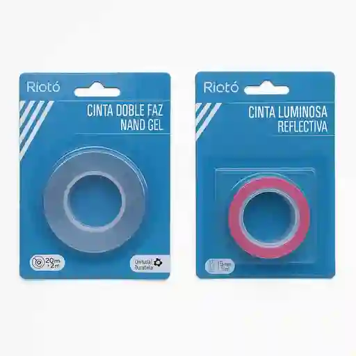 Cinta Doble Faz Nano Gel Transparente X5m