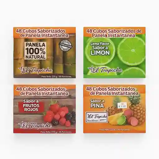 Aromatica De Panela X48 Cubos (frutos Rojos O Limon)