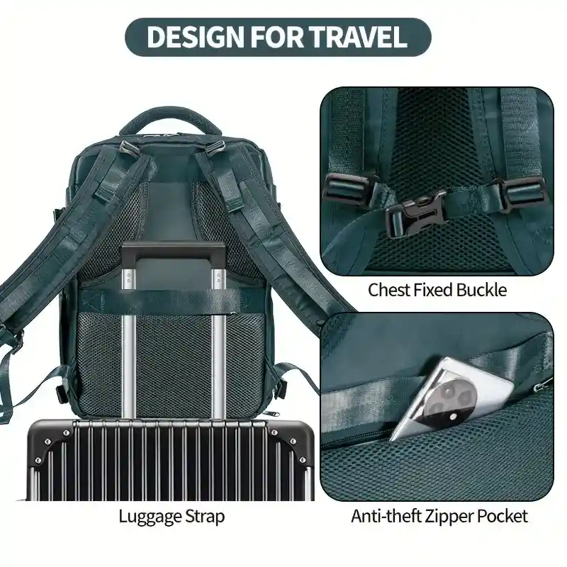 Maleta De Mano Para Cabina Viaje Y Ordenador Usb