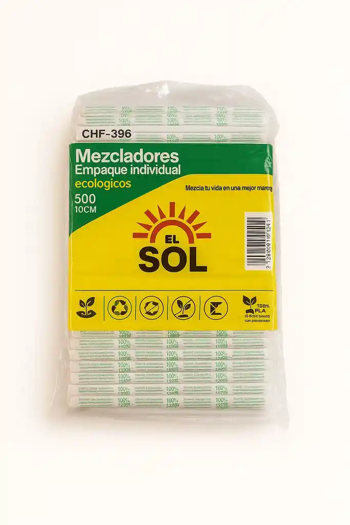 Mezclador De Madera En Empaque Individual X500 Unidades