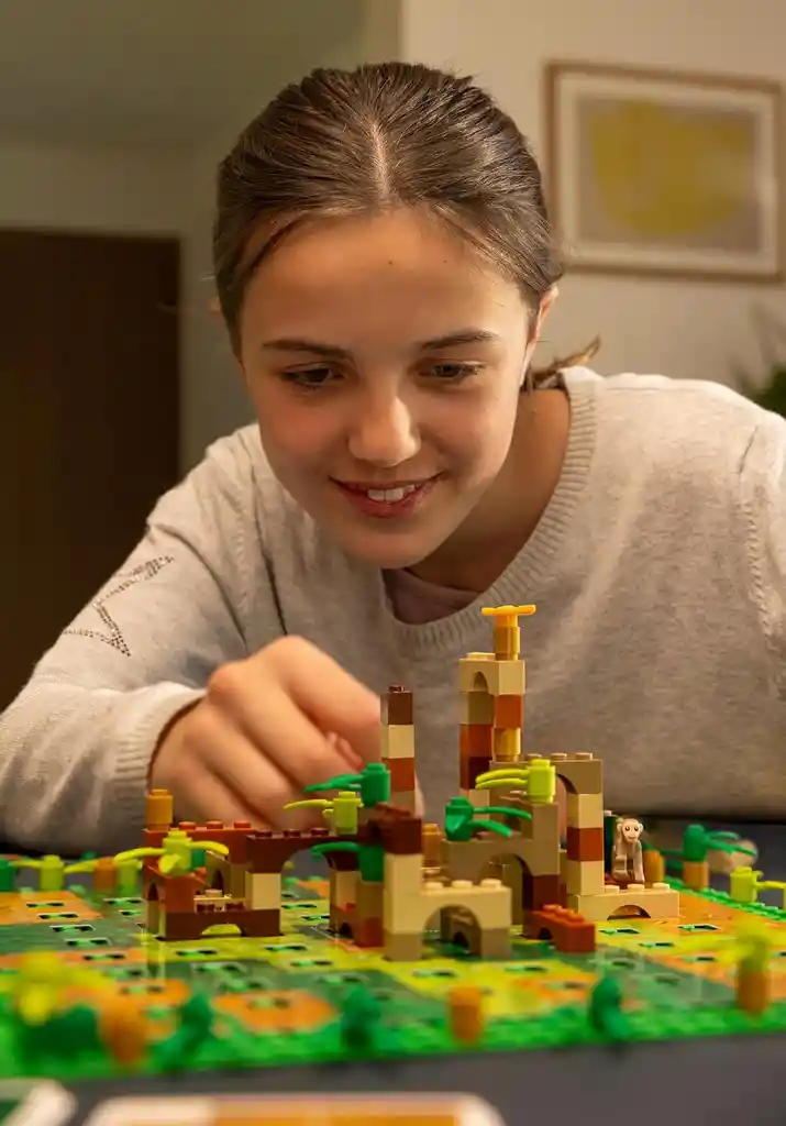 Juego De Mesa Monkey Palace Estrategia Lego Para Niños
