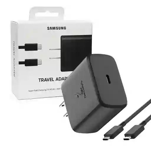 Cargador Samsung 45w Tipo C Compatible Samsung De Carga Rapida