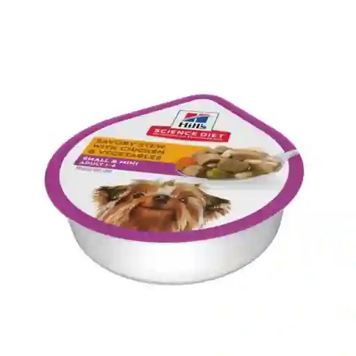 Hills Pouch Para Perro Adulto Small Paws De Pollo Y Vegetales 99gr